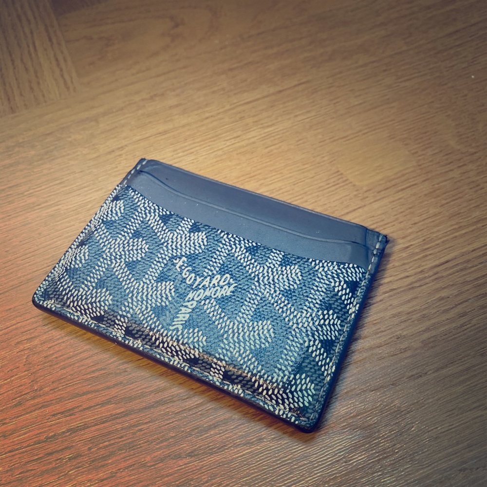 Goyard Card Holder - Grey